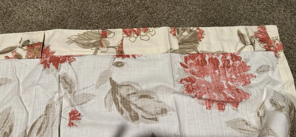 Envogue Curtains Pair 50x96- Orange And Gold! Beautiful! - Image 3 of 3