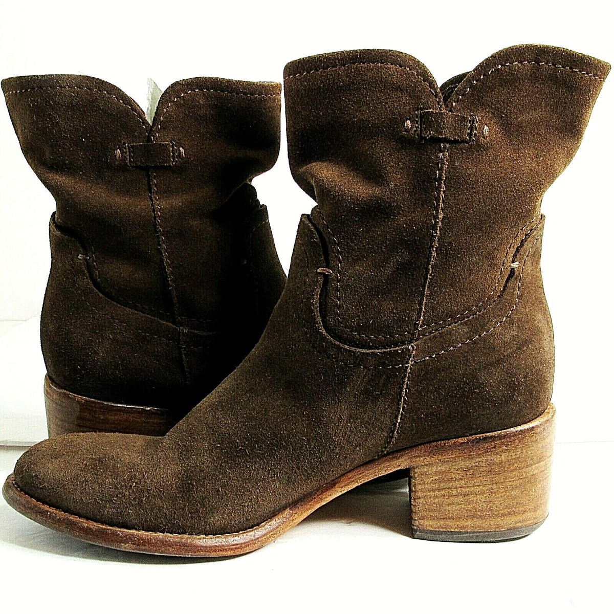 ALBERTO FERMANI Brown Suede MADE IN ITALY Women