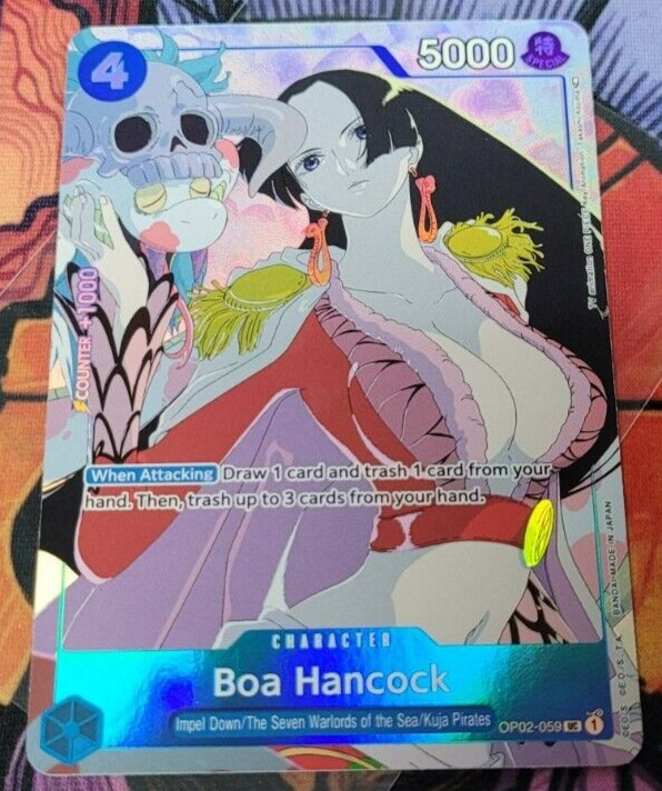 Boa Hancock	Gift Collection 2023	OP02-059	Alt Art		Holo Foil Rare One Piece Card