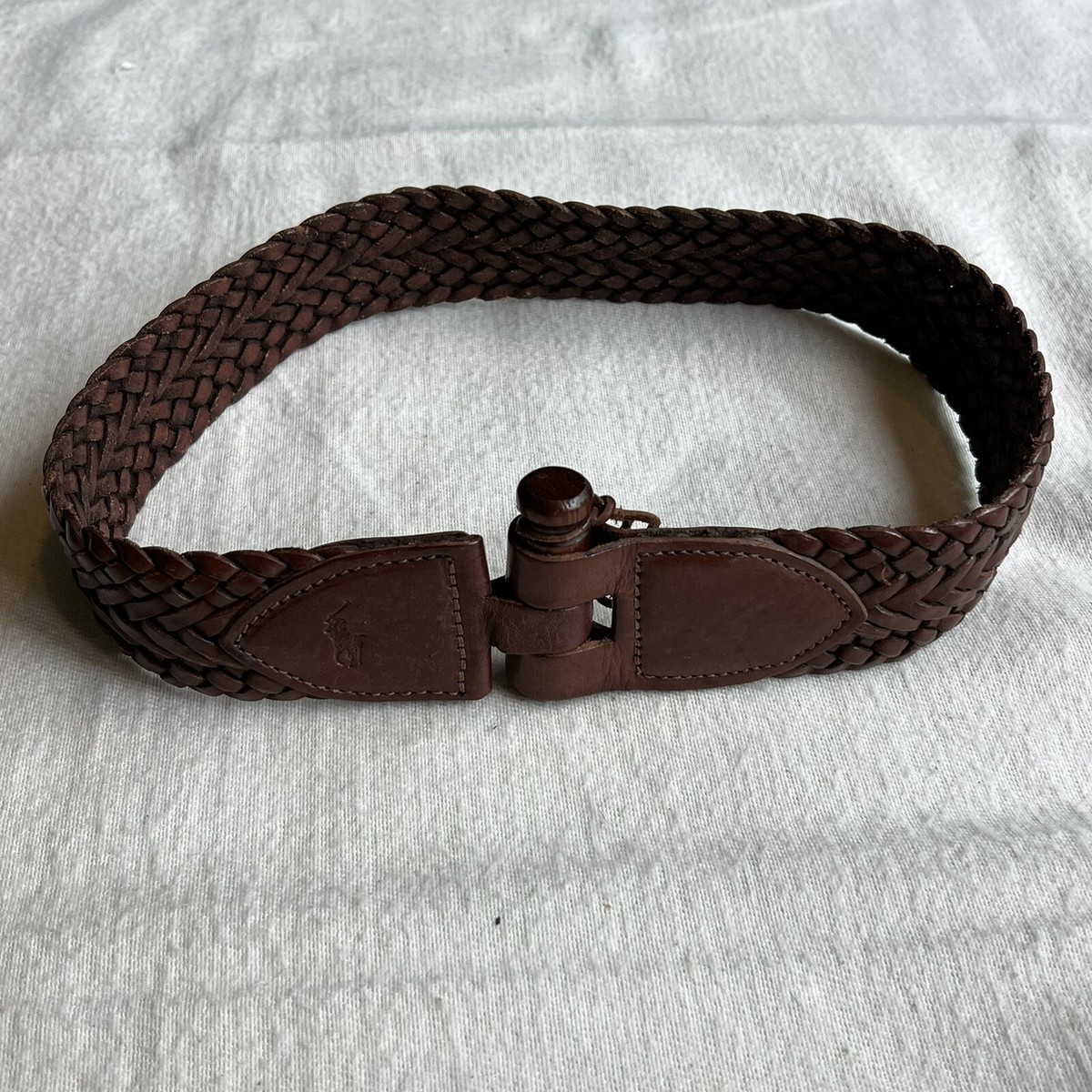 Lauren Ralph Lauren Vintage Women\'s Belt Vintage Wide Belt 1980s Ralph Lauren Brown Women main image 4