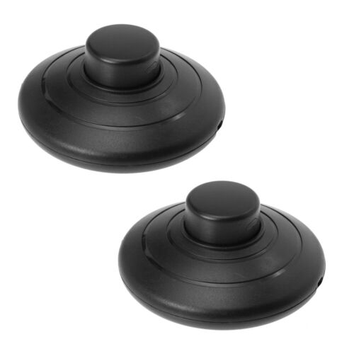 2 Pcs Night Light Switch Push Button Switch Floor Lamp Foot Pedal Switch