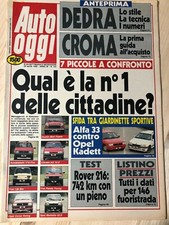 Rivista Auto Oggi 1989 Nr. 124 Panda young 126 Bis Marbella GLS Corsa Swing