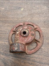 Vintage Cast Iron Mar-v-Les Sprinkler Red Mar V Les Marvles