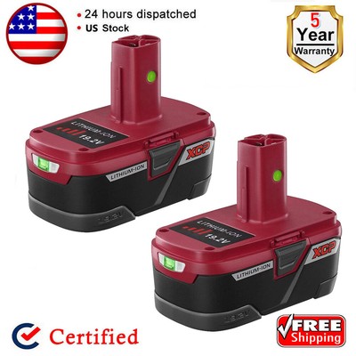 2X For Craftsman 19.2 Volt C3 DieHard Lithium ion XCP Battery 11375 130279005