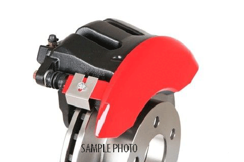 2007-2011 Mercedes Benz CLS550 Front + Rear Red "MGP" Brake Disc Caliper Covers - Picture 5 of 10