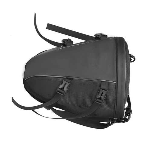 Motorcycle Helmets Holder Bag Tail Backpack Expandable for Bikers Long Journeys