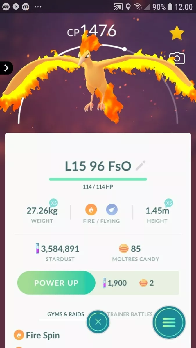 Moltres for trade - PoGO Guide