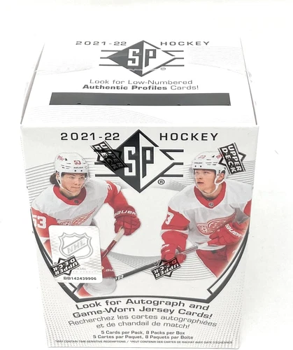 2021-22 SP Hockey Card Blaster Box (8 Packs of Hockey Cards)