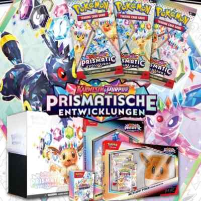 2025 Pokemon ''Prismatic Evolutions'' Single Cards You Choose DEUSTCH