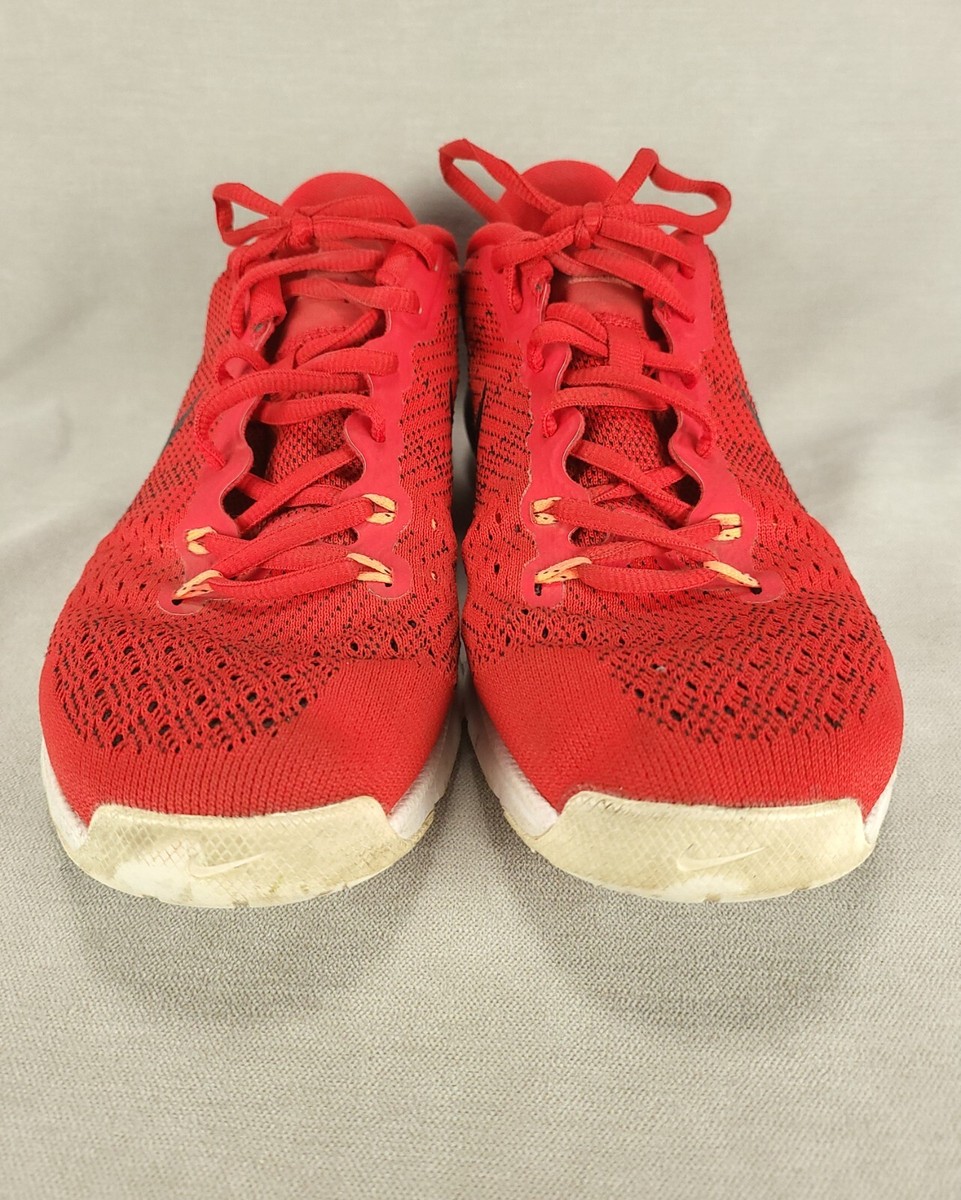 Nike Mens Air Max Typha Flywire 820198-608 Lace Up Red Black 