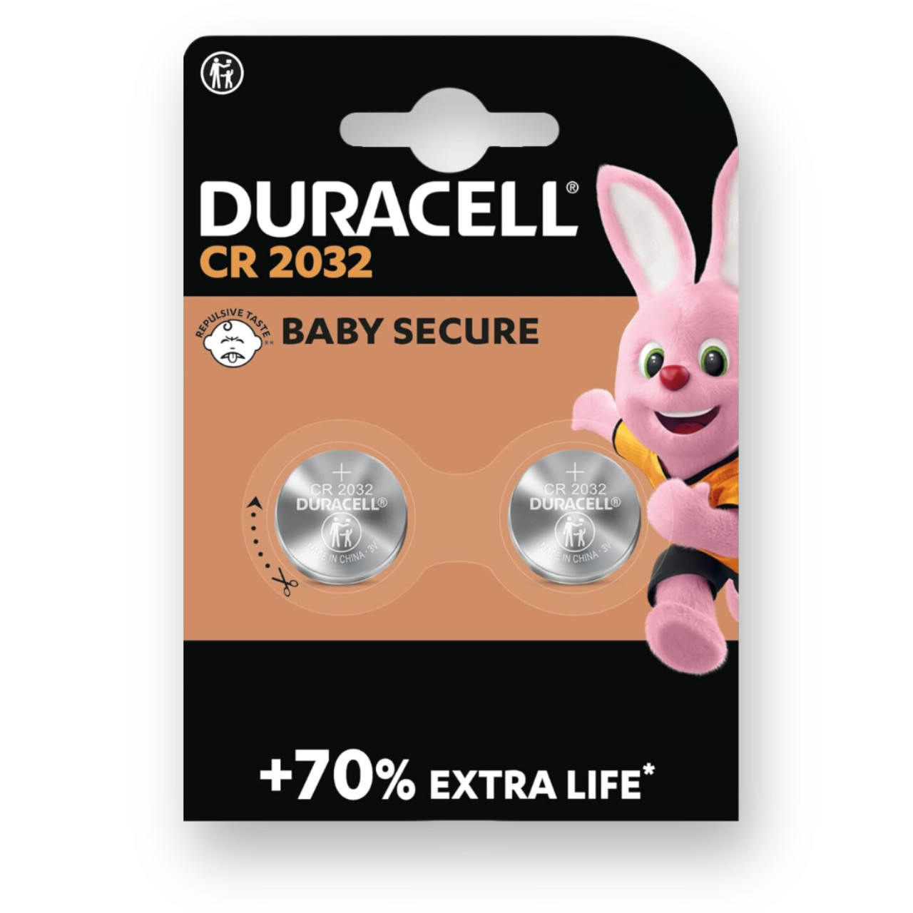 DURACELL 2032 CR2032 Battery Cell 3V Lithium Batteries DL2032 *EXPIRY 08/2034*