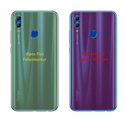dipos I 3X Pellicola Protettiva Compatibile con Honor View 10 Lite