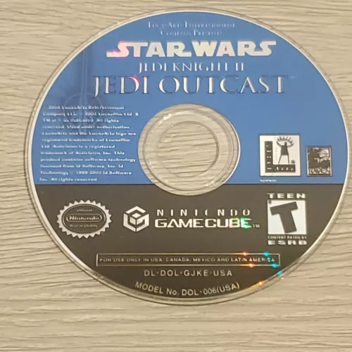 Star Wars Jedi Outcast Gamecube Game Only No Box No Manual