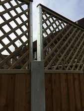 Garden Trellis Extension Arms Brackets for Panels One Pair 500mm Long
