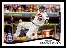 Aaron Hicks 2014 Topps #12 Minnesota Twins BUY3GET1FREE