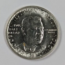 1946 Booker T. Washington Commemorative Silver Half Dollar UNC