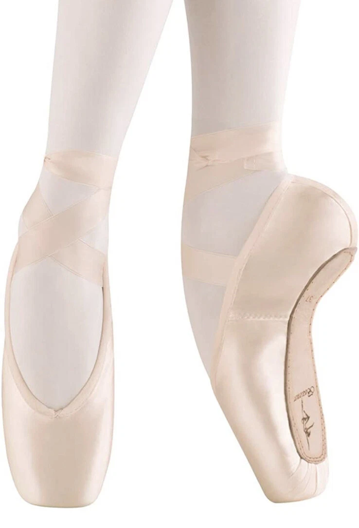 Beginner Ballet Pointe Dance Shoes Soft Shank Satin with Silicone