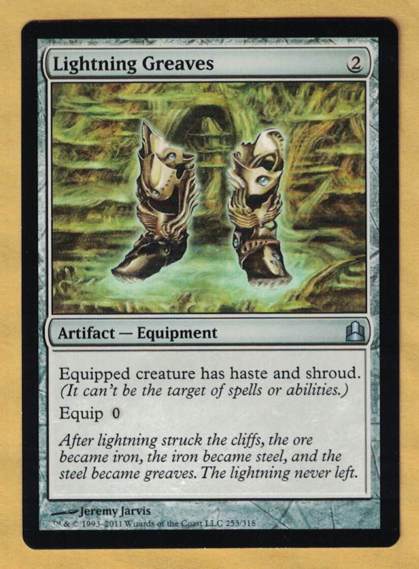 Lightning Greaves   (Commander 2011,  English)