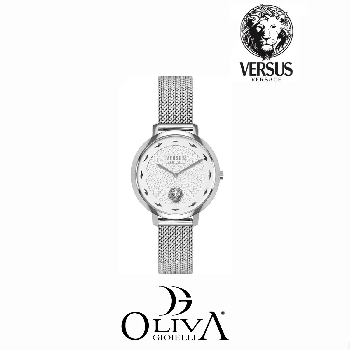 MILAN STEEL 316L VERSUS VERSUS VERSACE VILLETTE KNIT STRAP WATCH VSP1S0819