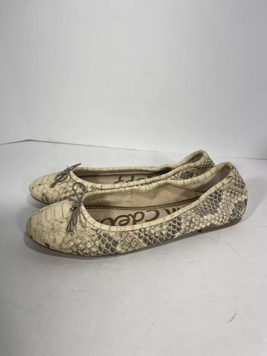 Sam edelman store snakeskin flats