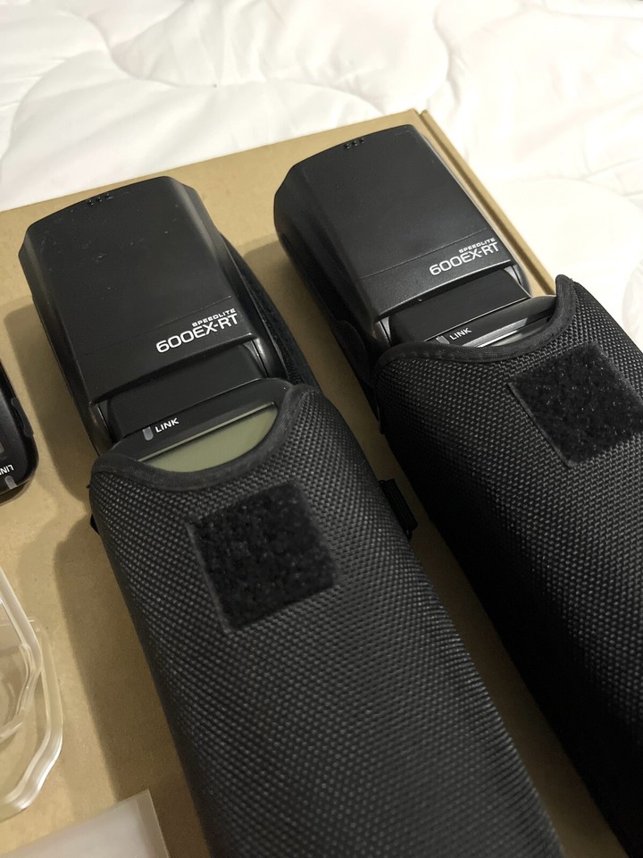 2 Canon 600EXRT Speedlites & STE3RT Wireless Controller 13803142471