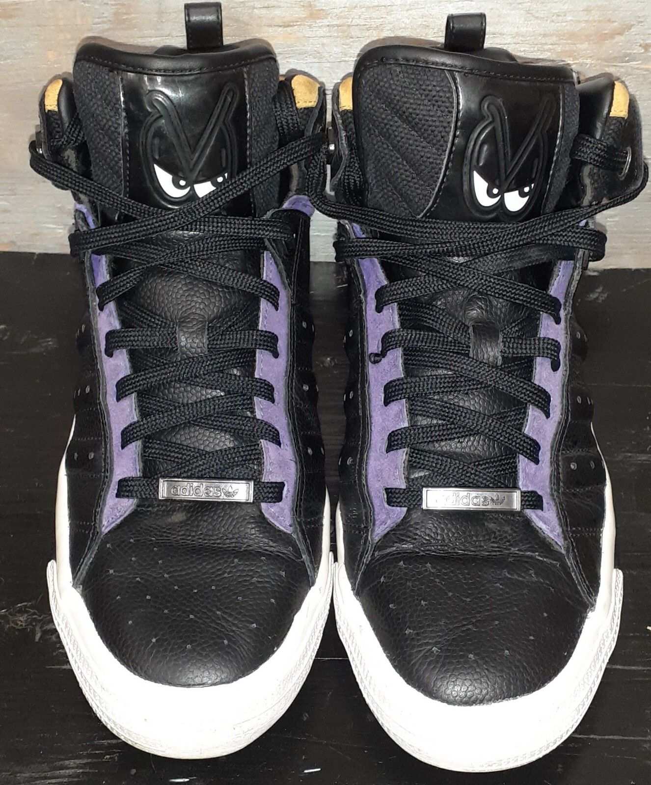 Revisión tubería ajedrez Adidas Snoop Dogg X Freemont Mid Collab Black Purple Gold Rare Mens Size  10.5 | eBay