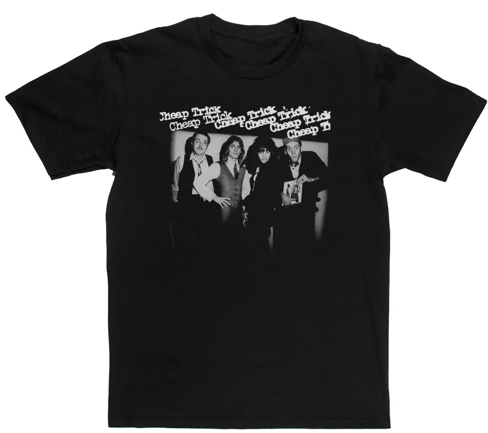 Cheap Trick Tシャツ ビンテージ　L Vintage Cheap Trick Debut Album Cotton Black Full Size Men Women