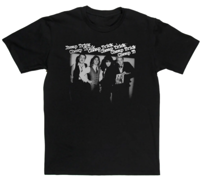 Vintage Cheap Trick Debut Album Cotton Black Full Size Men Women