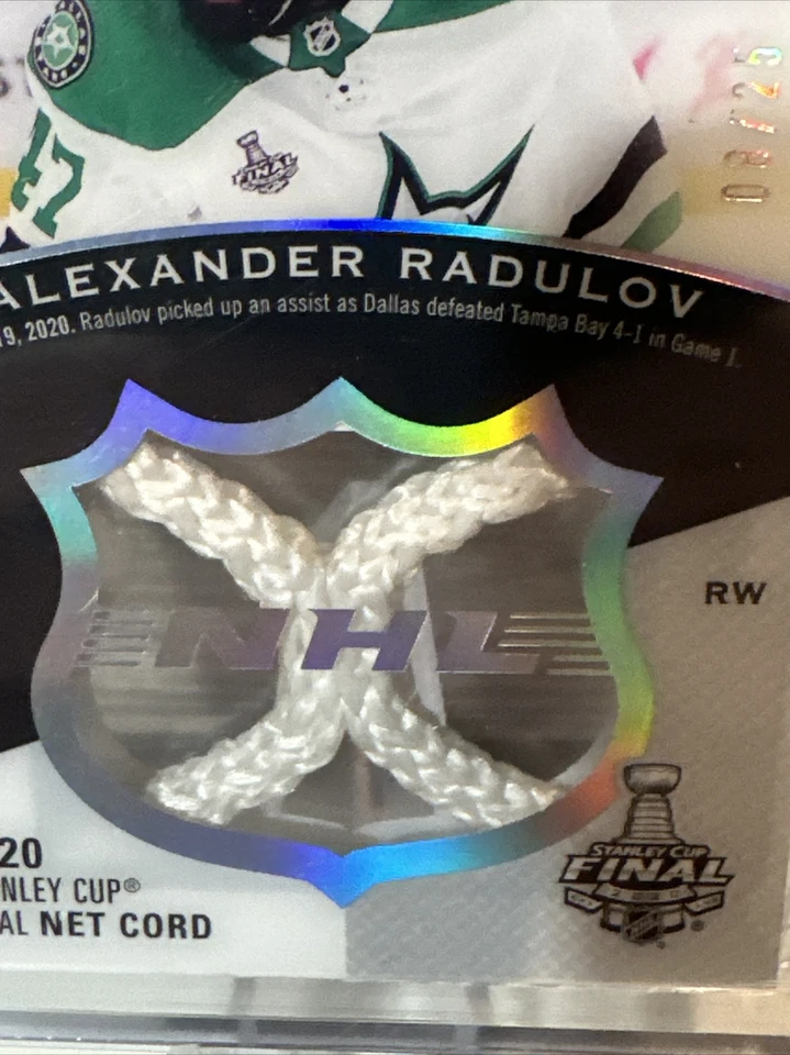 2021-SP Stanley Cup Net Cord Relics Alexander Radulov 08/25 - Image 3 of 4