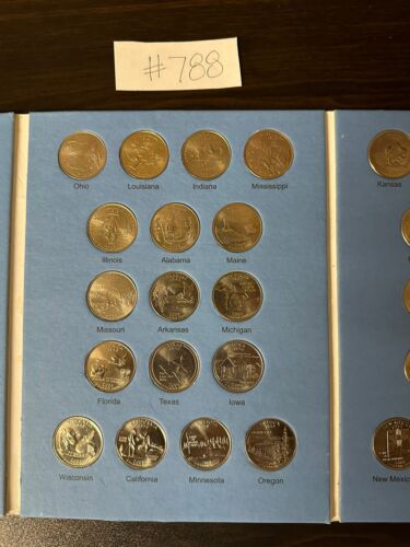 Fifty State Commemorative Quarters 1999-2008 In Book Complete Set #788 - Picture 3 of 5