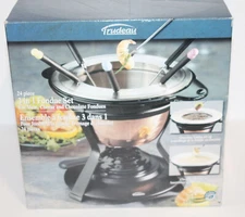MIB - Trudeau Fondue Set 24 Pieces 3-in-1 Meat, Cheese, Chocolate Pot & Forks