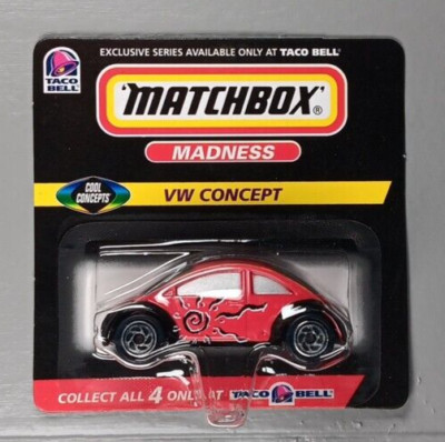 Matchbox Madness VW Concept Cool Concepts Taco Bell Red Die-Cast Car 1998