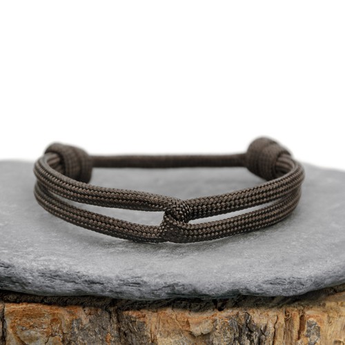 Union Range, Adjustable Paracord Bracelet Sliding Knot - Dark Colours - UK - Picture 4 of 4
