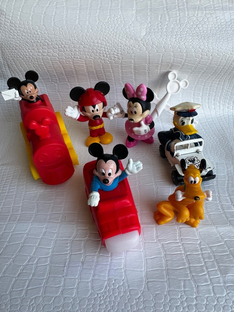 Lot of 6 Disney Toys Figurine Collectibles Pre-Owned