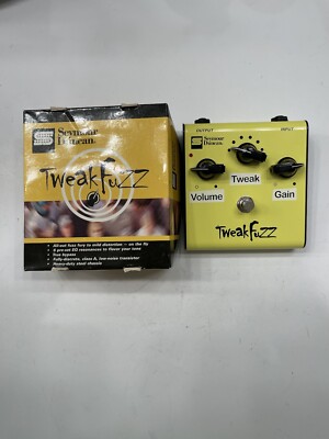 Seymour Duncan SFX-02 Tweak Fuzz Distortion Tweakfuzz Rare Guitar Effect Pedal