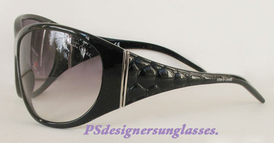 Roberto Cavalli Anticlea RC 321 Sunglasses B5 Black 66mm With Case