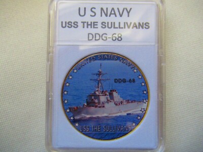 US NAVY - USS THE SULLIVANS (DDG-68) Challenge Coin