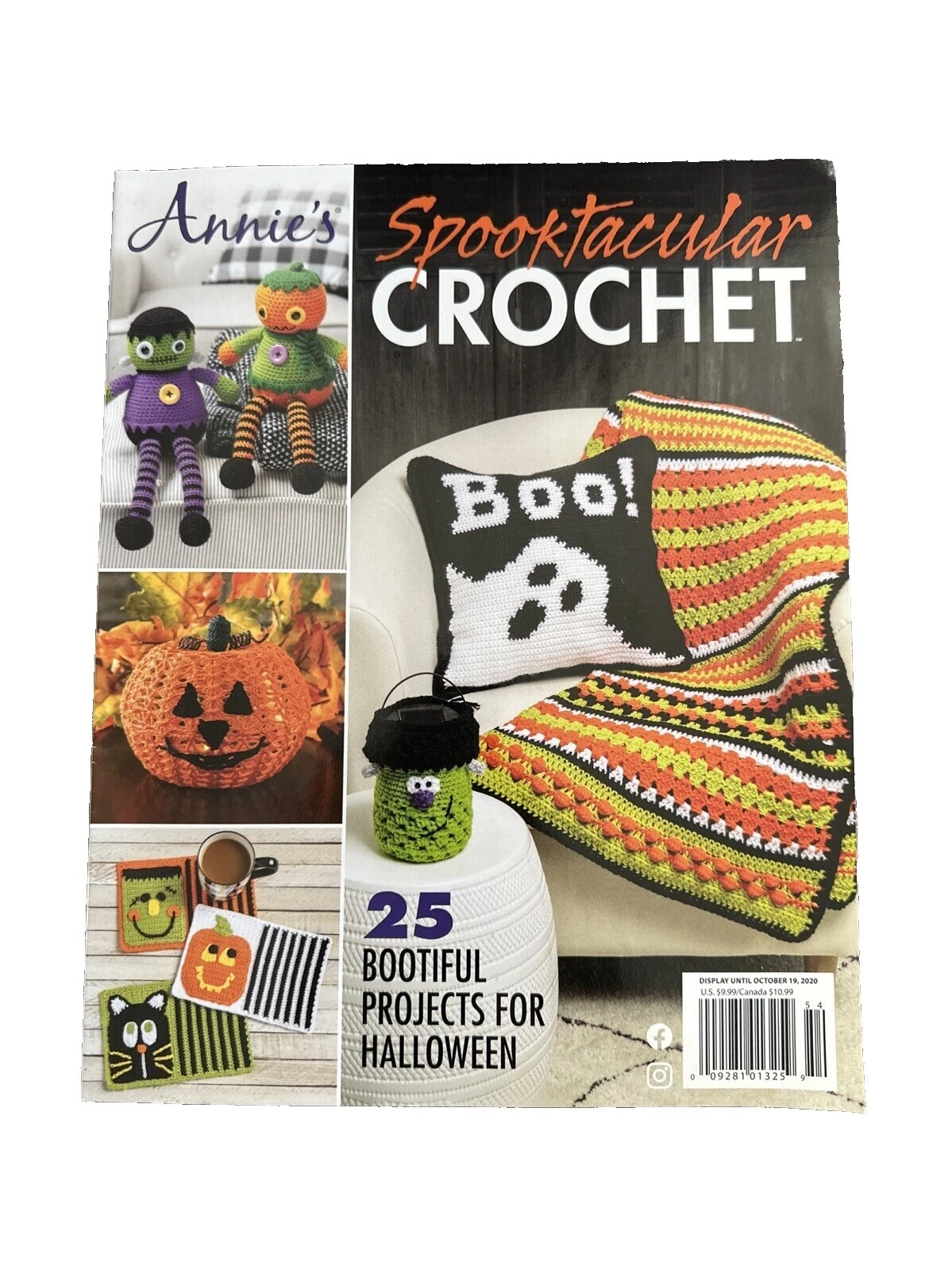Annie's Attic Halloween patrones para tejidos y Croché