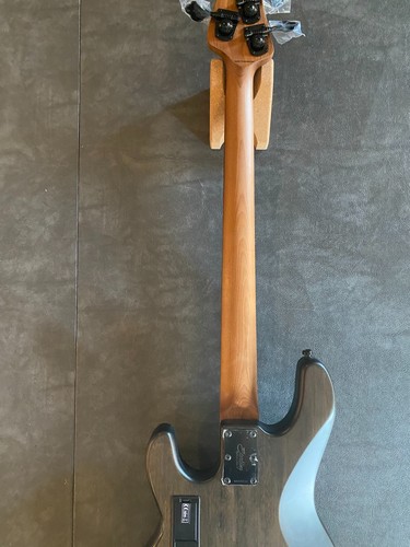 StingRay RAY34 HH Burl Top Trans Black Satin, The Dual Humbucker. Gig Bag, Rare! - Picture 8 of 12