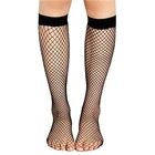 Low mid in Fishnet Classic Black Diamond Fishnet Knee High Lingerie New Sexy