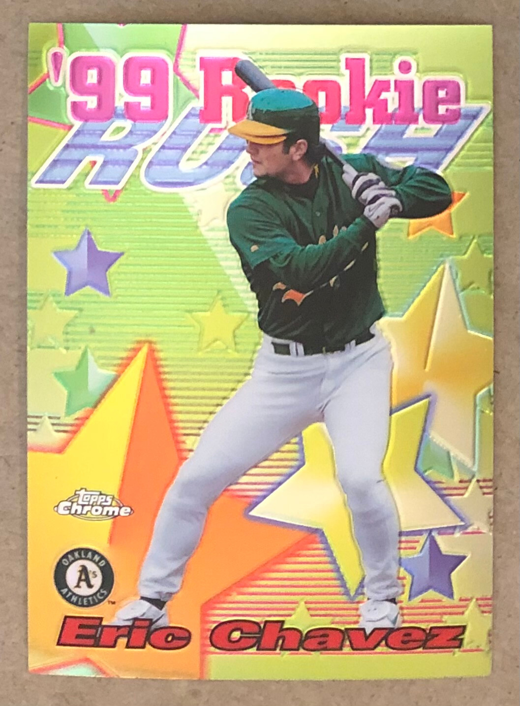 1999 - Topps Chrome - All-Etch - Eric Chavez - #14 - Oakland Athletics - NrMt-Mt