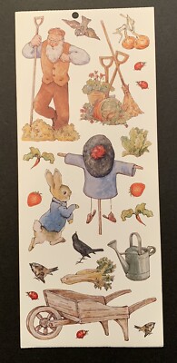 Colorbok BEATRIX POTTER MR. MCGREGORS GARDEN Big Sticker Sheet PETER RABBIT