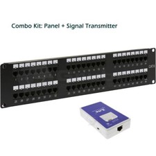 2U 48 Port Cat6 LED Identification Patch Panel Combo UP48-CAT6LED SIG Gruber