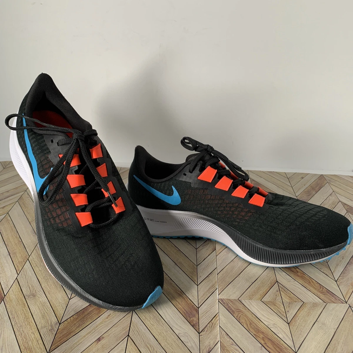 Nike Air Zoom Pegasus 37 Off Noir Light Blue Fury for Sale