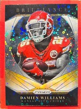Damien Williams ~ 2020 Panini Prizm ~ Brilliance ~ No Huddle Prizm 