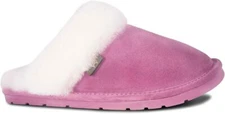 Cloud Nine Sheepskin Ladies Scuff Slip-On Slippers CNS-100-PINK BRAND NEW