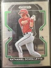 2022 Panini Prizm Draft Picks Nathaniel Ochoa Leyva #PDP171 Washington Nationals