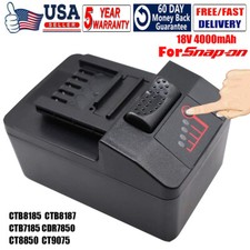 Replace Snap on 18V Battery CTB8185 8187 CTB7185 CDR7850 CT8850 CT7850 CTC720