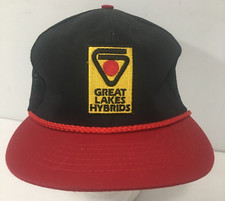 Vintage Swingster Trucker Hat Cap Rope Mesh Great Lakes Hybrids Made in USA