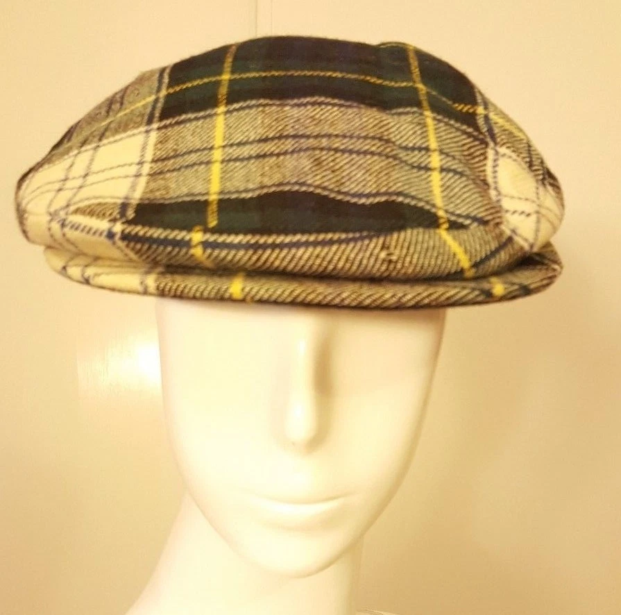 Archie Brown & Son Hamilton Bermuda - Wool, Tartan, 1960s Flatcap (Sz 57 cm) - Image 2 of 4